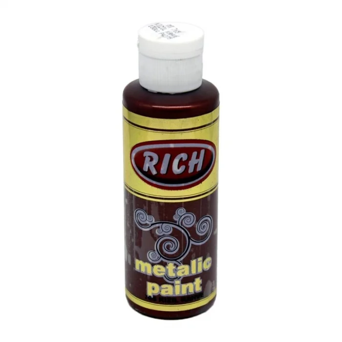 Rich Metalik Akrilik Boya 120 cc. 765 KIZIL KAHVE