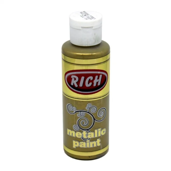 Rich Metalik Akrilik Boya 120 cc. 772 KOYU ALTIN