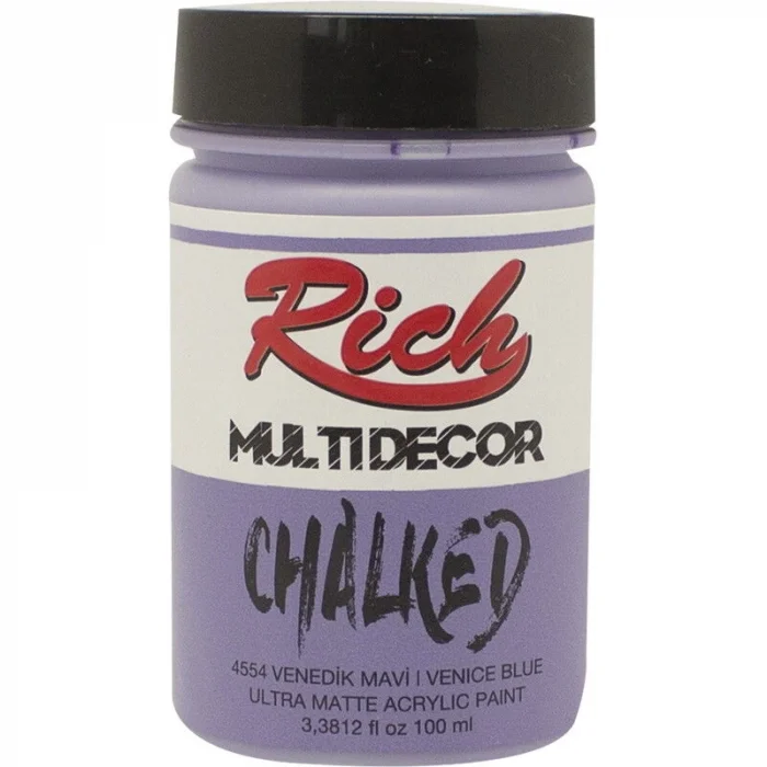 Rich Multi Decor Chalked Akrilik Boya 100 cc. 4554 VENEDİK MAVİ