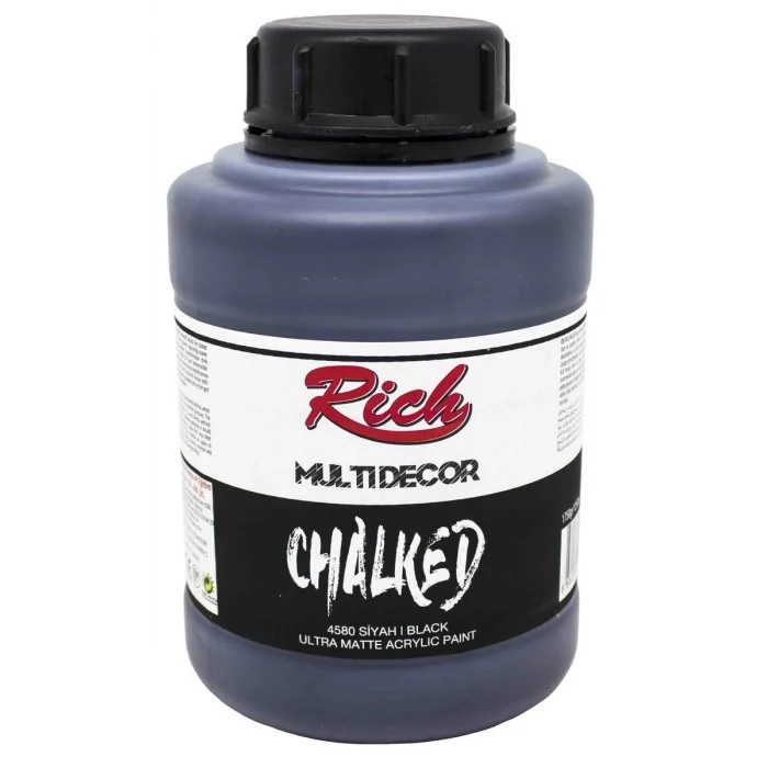 Rich Multi Decor Chalked Akrilik Boya 1750 gr. 4580 SİYAH