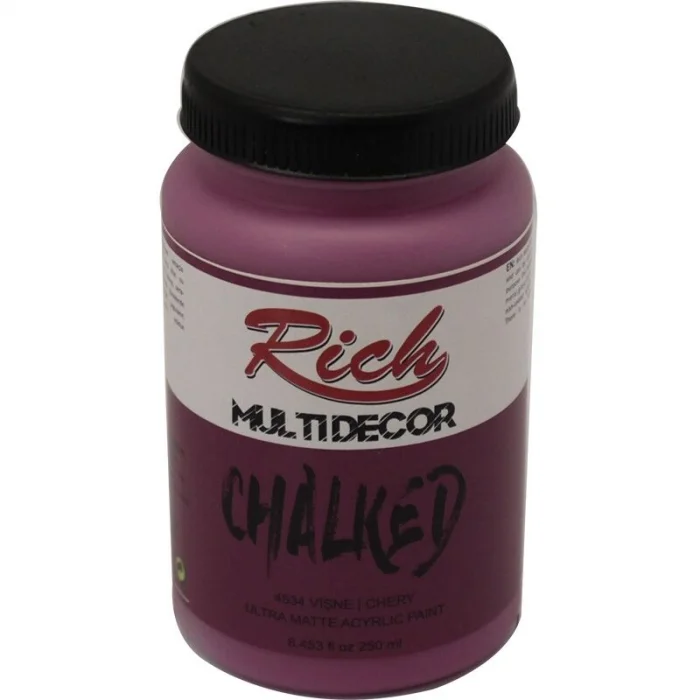 Rich Multi Decor Chalked Akrilik Boya 250 cc. 4534 VİŞNE