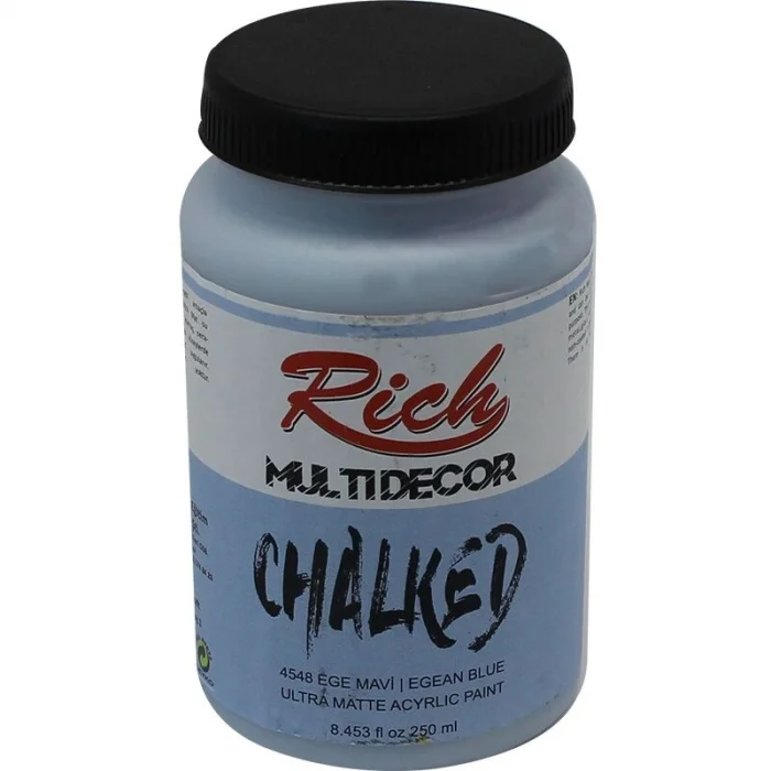 Rich Multi Decor Chalked Akrilik Boya 250 cc. 4548 EGE MAVİ