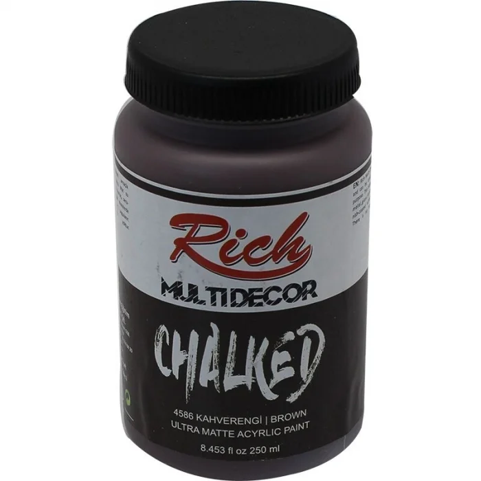 Rich Multi Decor Chalked Akrilik Boya 250 cc. 4586 KAHVERENGİ