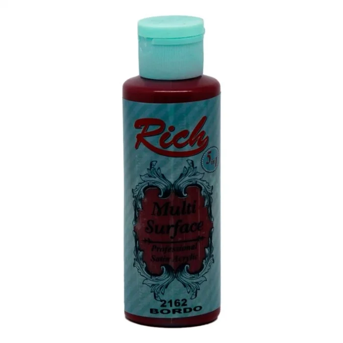 Rich Multi Surface Her Yüzey İçin Akrilik Boya 120 cc. 2162 BORDO