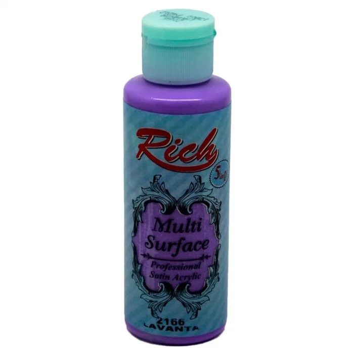 Rich Multi Surface Her Yüzey İçin Akrilik Boya 120 cc. 2166 LAVANTA