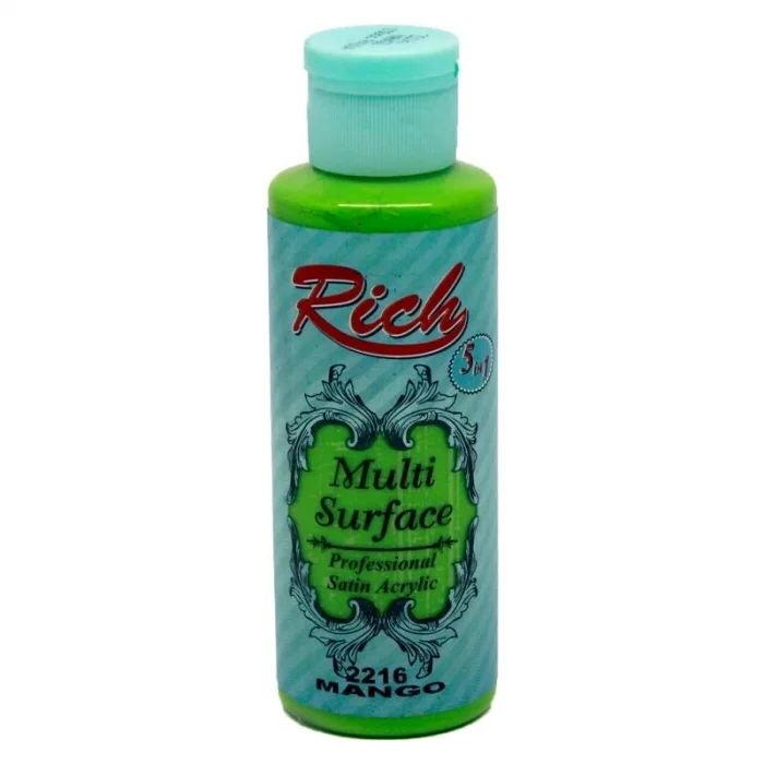 Rich Multi Surface Her Yüzey İçin Akrilik Boya 120 cc. 2216 MANGO