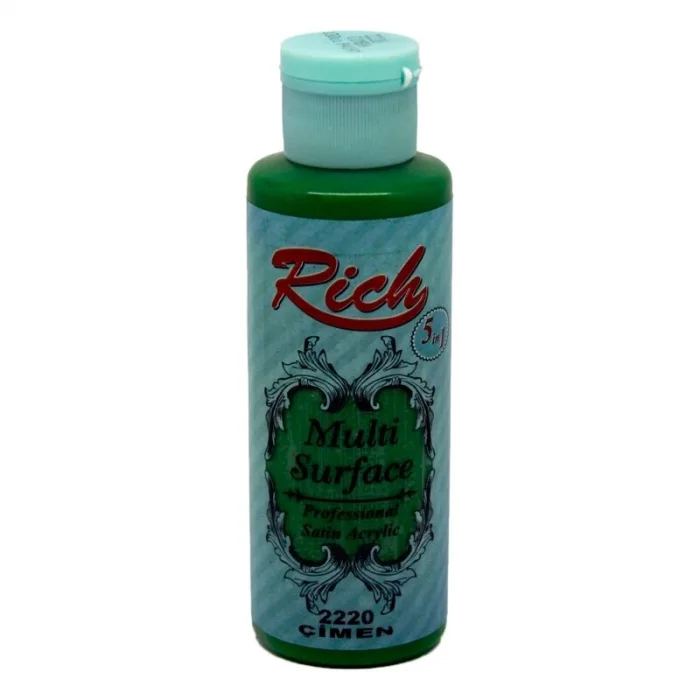 Rich Multi Surface Her Yüzey İçin Akrilik Boya 120 cc. 2220 ÇİMEN