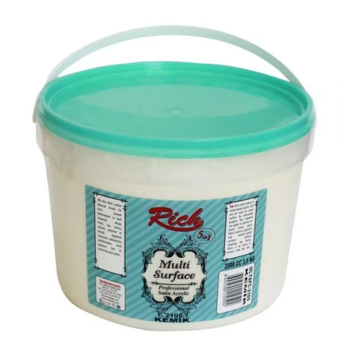 Rich Multi Surface Her Yüzey İçin Akrilik Boya 2500 ml. 2105 KEMİK