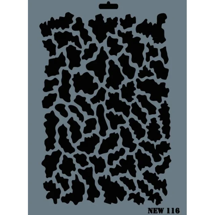 Rich Stencil Boyama Şablonu 25x35 cm. NEW-116