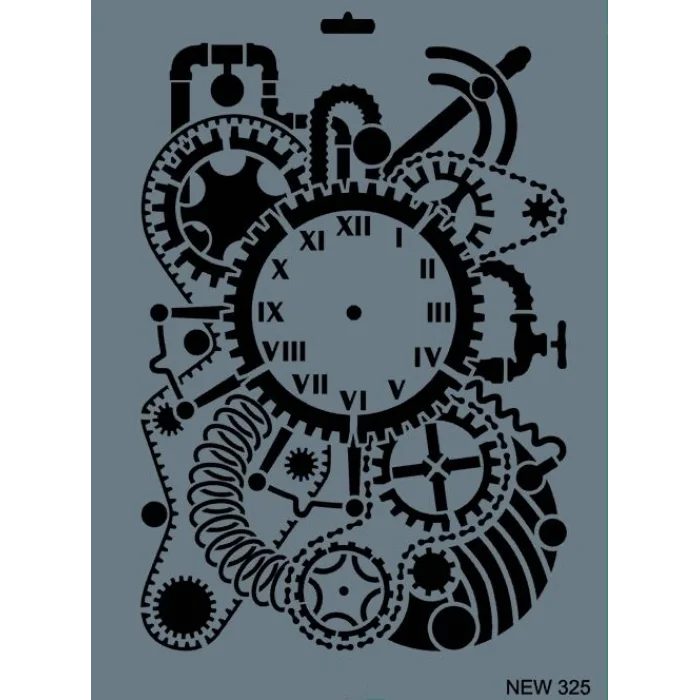 Rich Stencil Boyama Şablonu 25x35 cm. NEW-325