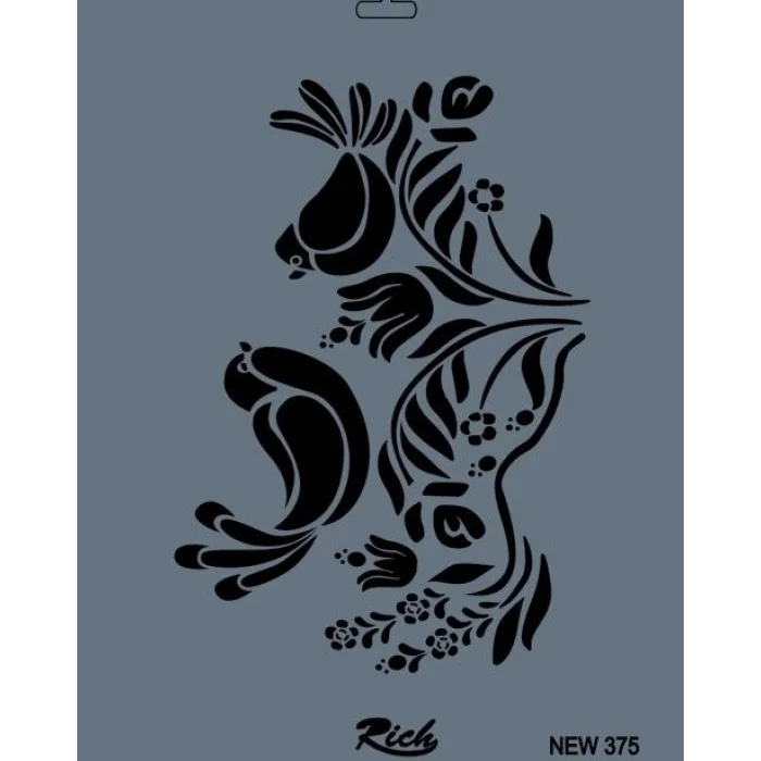 Rich Stencil Boyama Şablonu 25x35 cm. NEW-375