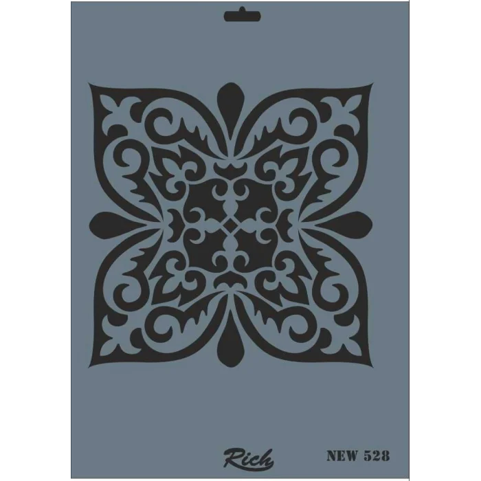 Rich Stencil Boyama Şablonu 25x35 cm. NEW-528