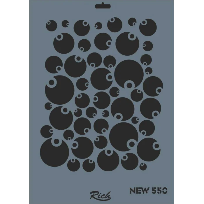 Rich Stencil Boyama Şablonu 25x35 cm. NEW-550