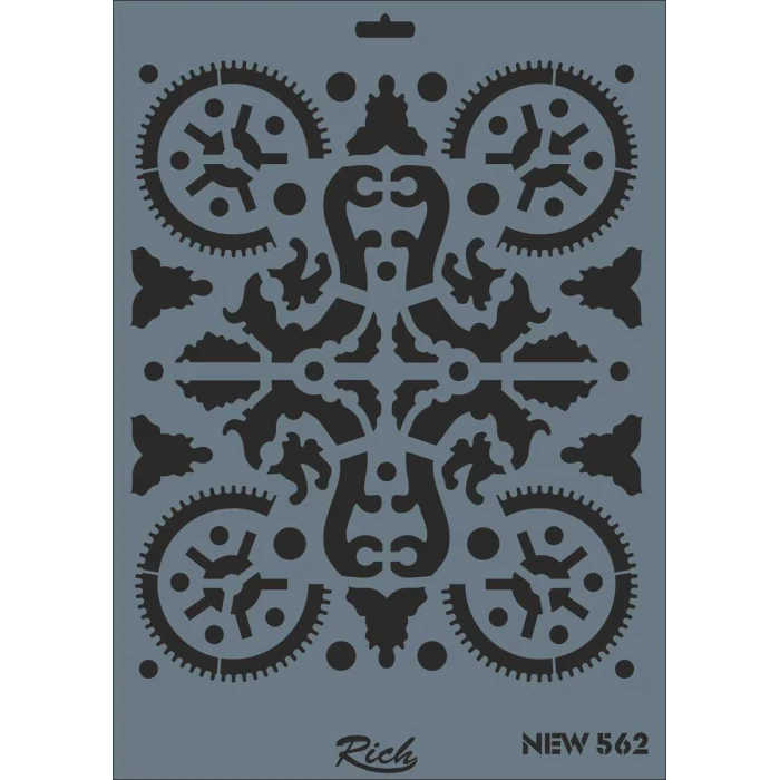 Rich Stencil Boyama Şablonu 25x35 cm. NEW-562