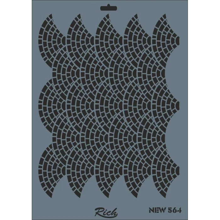 Rich Stencil Boyama Şablonu 25x35 cm. NEW-564