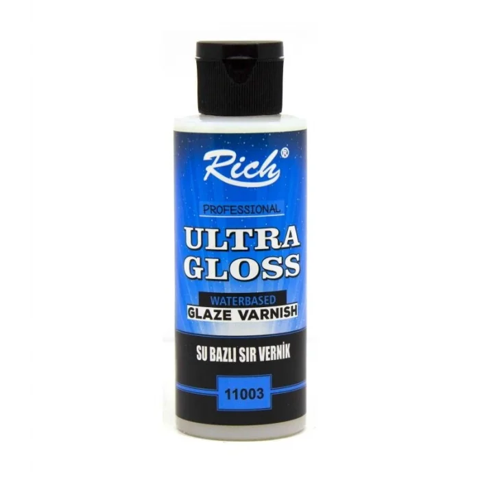 Rich Ultra Gloss Su Bazlı Parlak Sır Vernik 120 cc.