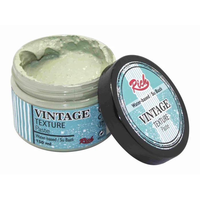 Rich Vintage Texture Rölyef Pasta 150 ml. 5116 ANTİK YEŞİL