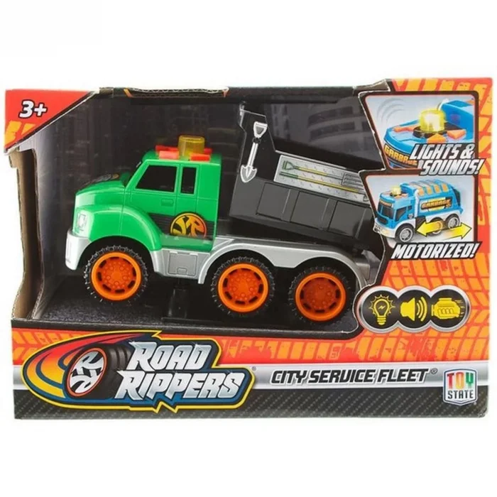 Road Rippers Sürpriz Sesli Işıklı Haraketli Mini Hizmet Araçı