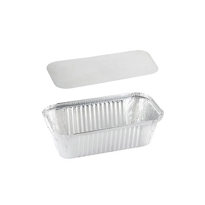 Roll-Up 1000gr Dikdörtgen Derin Alüminyum Kap Ve Kapak Seti 100lü