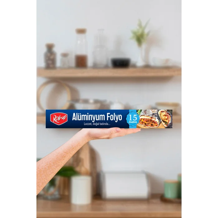 Roll-Up Alüminyum Folyo 10 Mic 30cm x 15 m