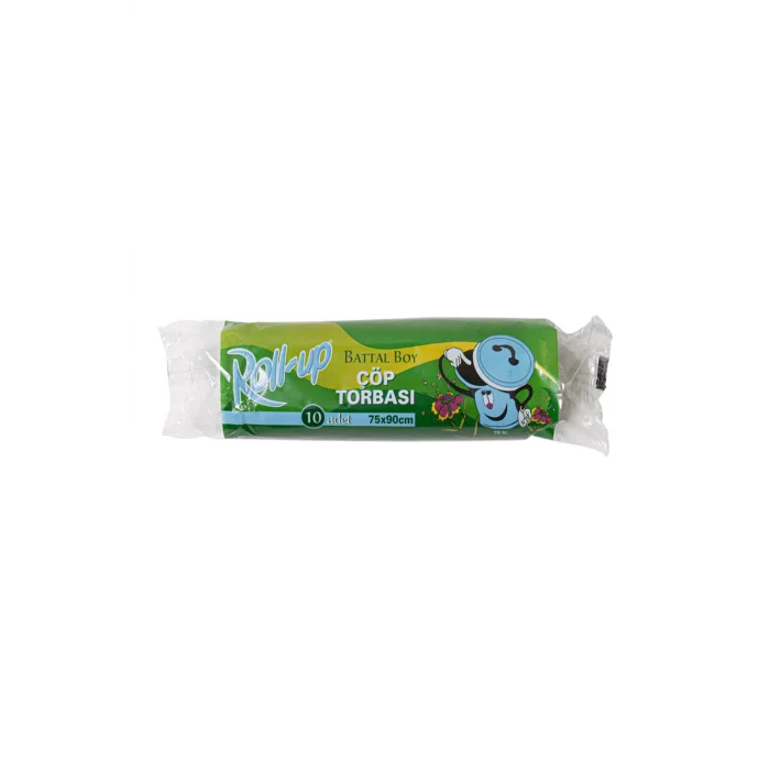 Roll-Up Çöp Torbası Battal Boy 75*90 cm 10 Adet