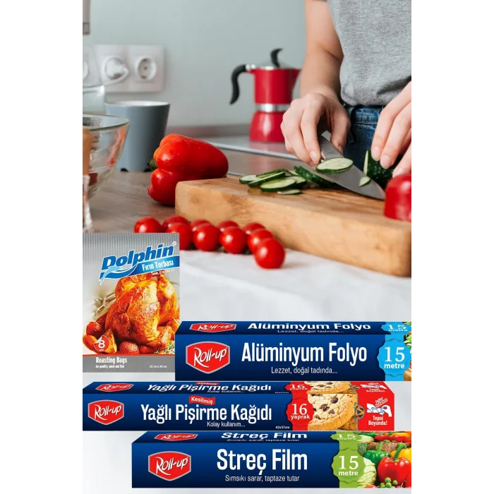 Roll-Up Ekonomik 4lü Mutfak Seti