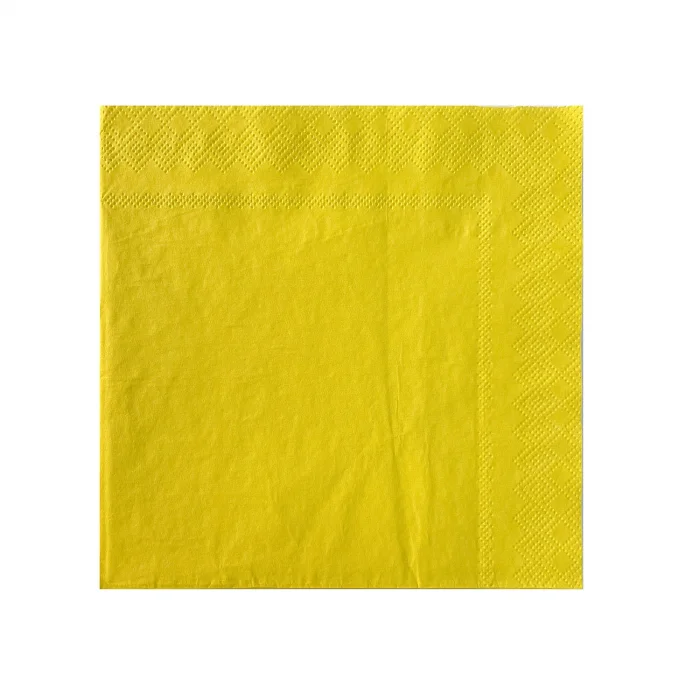 Roll-Up Kağıt Peçete Sarı 33 * 33 cm 20 Adet