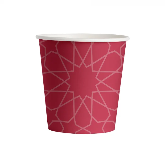 Roll-Up Karton Bardak 7 oz Renkli 50 Adet