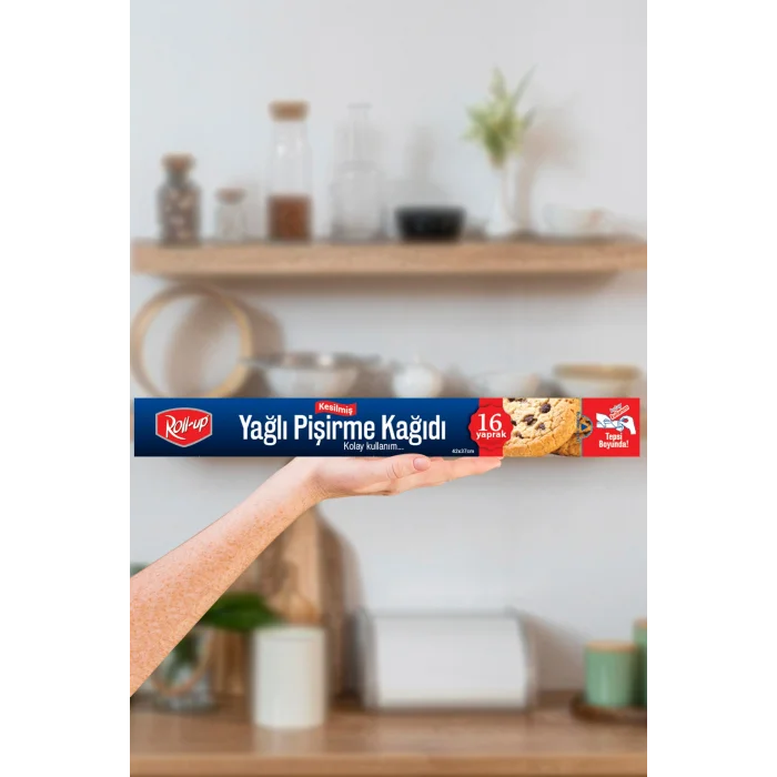 Roll-Up Kesilmiş Pişirme Kağıdı 37*42 cm 16 Yaprak