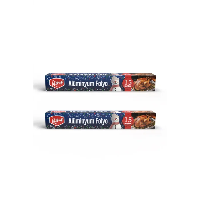 Roll-Up Kış Temalı Alüminyum Folyo 30cm x 15m 10mic 2 Adet