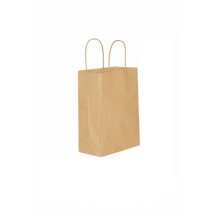 Roll-Up Kraft Çanta Naturel Orta Boy 25 * 31 cm 25 Adet