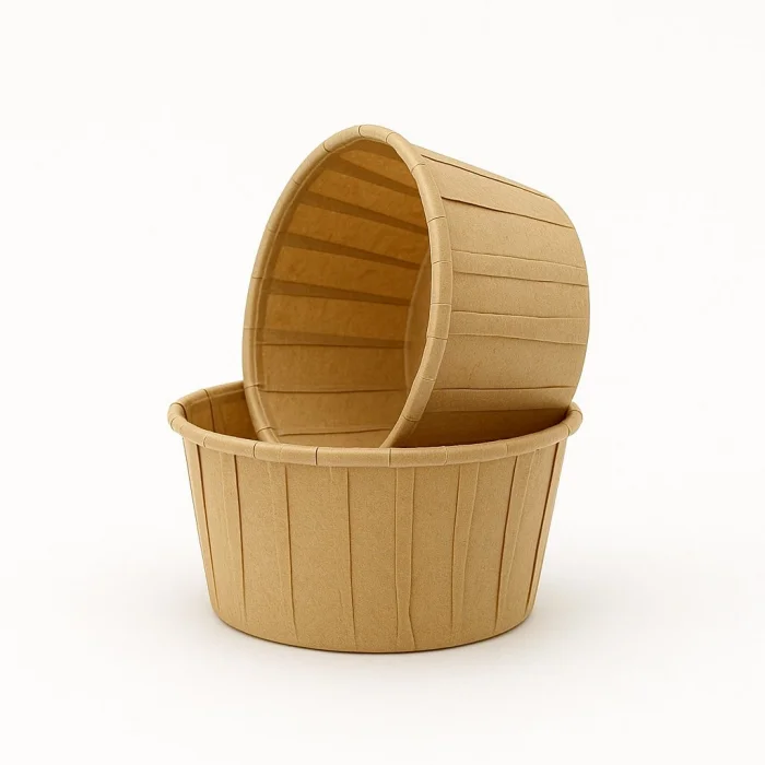 Roll-up Muffin Kek Kapsülü Kraft Büyük Boy 50 Adet