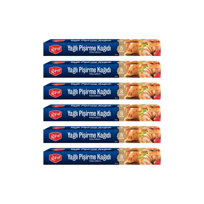 Roll-Up  Pişirme Kağıdı Seti 37cmx8m 6 Adet
