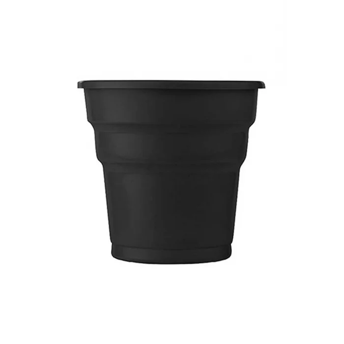 Roll-Up Plastik Meşrubat Bardağı Siyah 7 oz 25 Adet