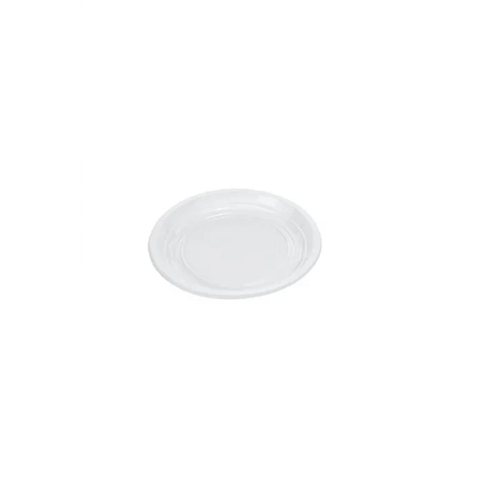 Roll-Up Plastik Tabak Beyaz Ekonomik 21 cm 100 Adet