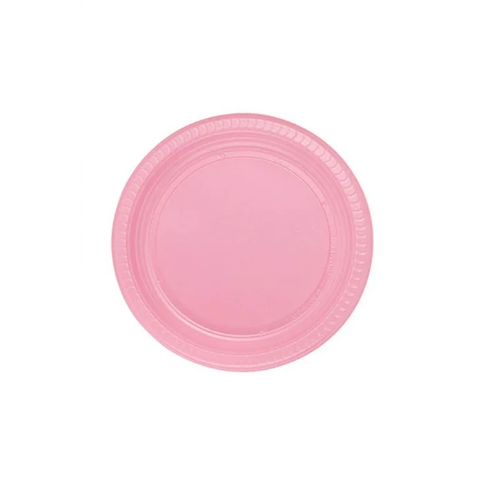 Roll-Up Plastik Tabak Pembe 22 cm 25 Adet