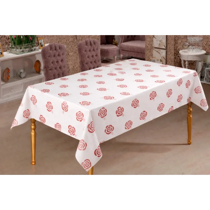 Roll-Up Rulo Kağıt Masa Örtüsü Çiçek Desenli 100 * 150 cm 16 Yaprak 1 Rulo