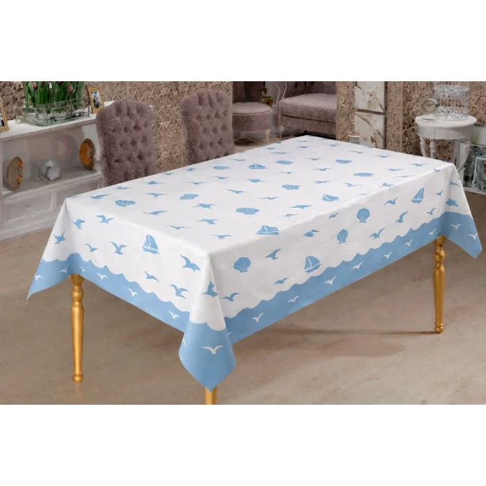 Roll-Up Rulo Kağıt Masa Örtüsü Marin Desenli 100 * 150 cm 16 Yaprak 1 Rulo
