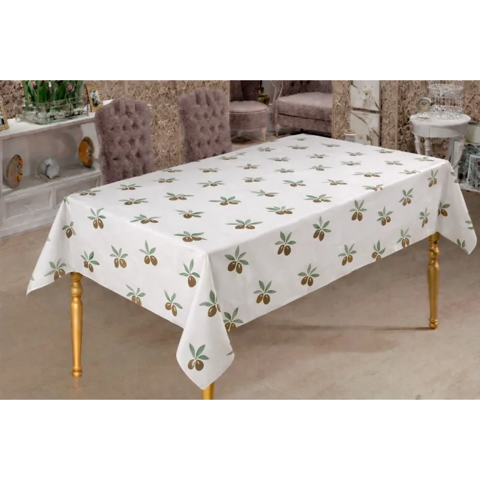 Roll-Up Rulo Kağıt Masa Örtüsü Zeytin Desenli 100 * 150 cm 16 Yaprak 1 Rulo