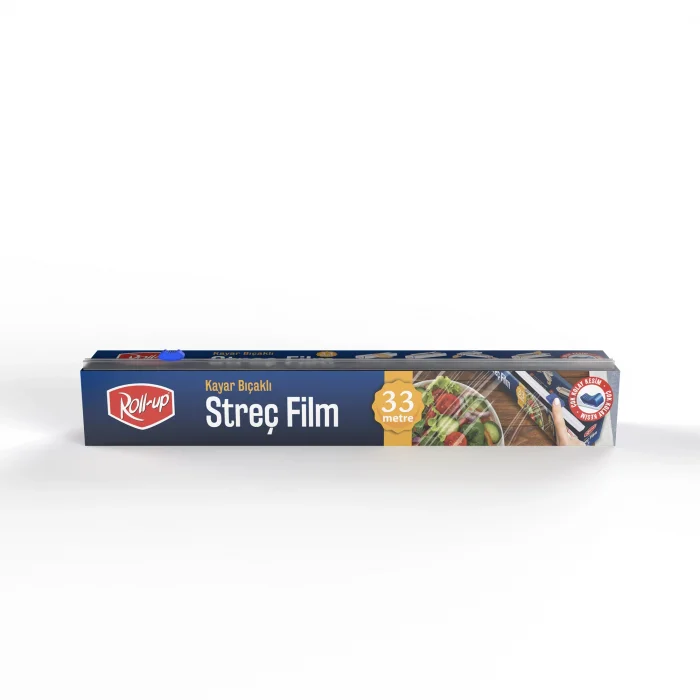 Roll-Up Kayar Bıçaklı Streç Film 30 cm x 33 m