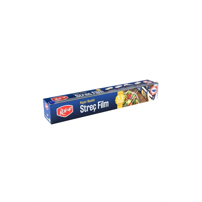 Roll-Up Kayar Bıçaklı Streç Film 30 cm x 33 m