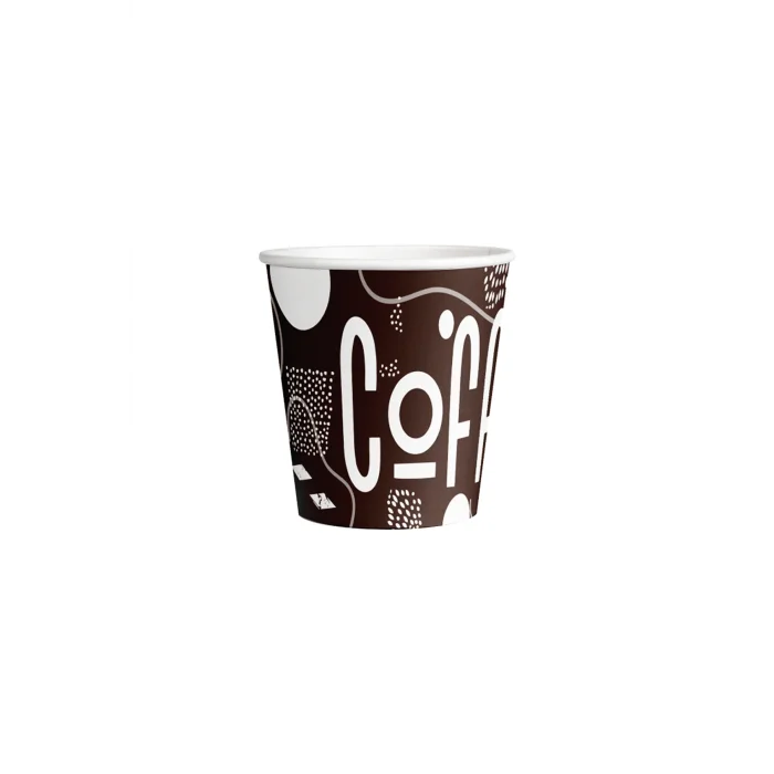 Roll-Up Türk Kahvesi ve Espresso Karton Bardak 4oz 10lu