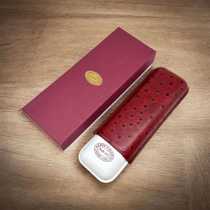 Romeo Y Julieta Deri Puro Kılıfı 2li Croco Kırmızı (64Ring)