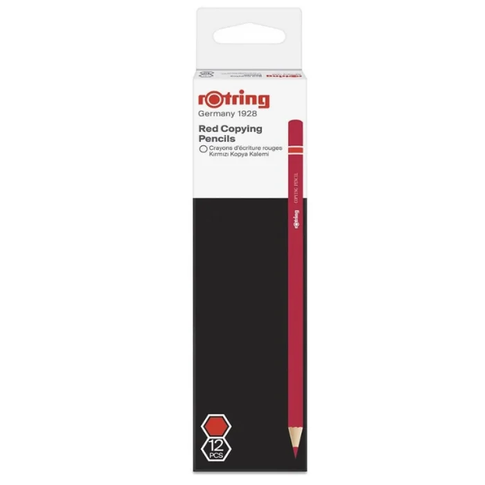 Rotring Kırmızı Kopya Kalemi 12 Adet