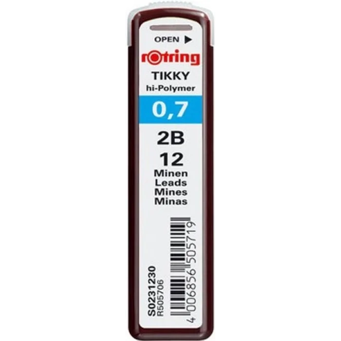Rotring Tikky Hi-Polymer Kurşun Kalem Ucu 0.7 mm (2B)
