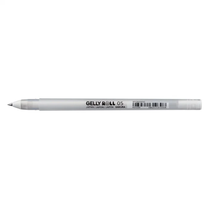 Sakura Gelly Roll Beyaz Jel Mürekkepli Kalem 0.5 mm.