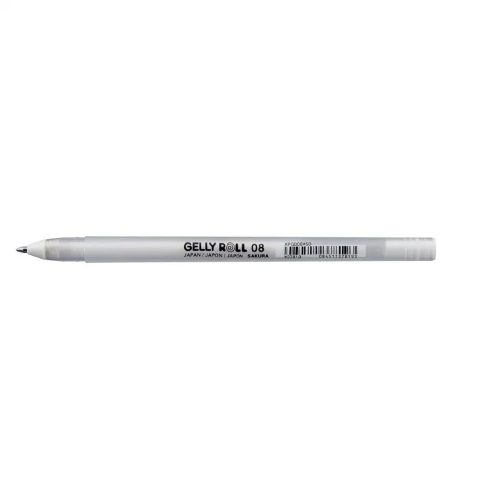 Sakura Gelly Roll Beyaz Jel Mürekkepli Kalem 0.8 mm.