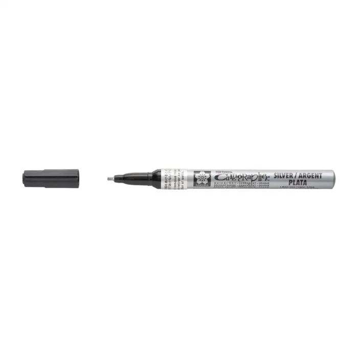 Sakura Pen-Touch Calligrapher Kaligrafi Kalemi 1.8 mm. Gümüş Yaldız