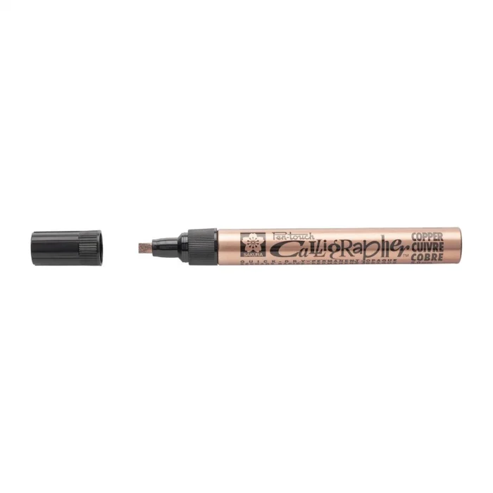 Sakura Pen-Touch Calligrapher Kaligrafi Kalemi 5 mm. Bakır Yaldız