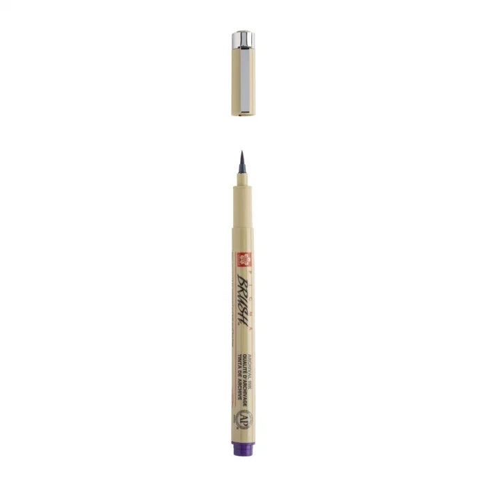 Sakura Pigma Brush Pen Fırça Uçlu Çizim Kalemi PURPLE (MOR)